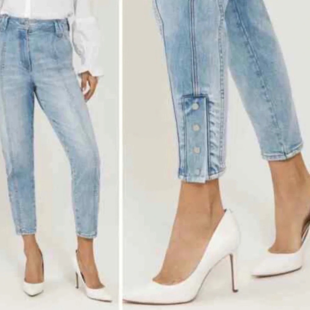 Something Navy Roxie Snap Ankle Denim Jeans